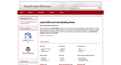 Desktop Screenshot of issuesforums.com